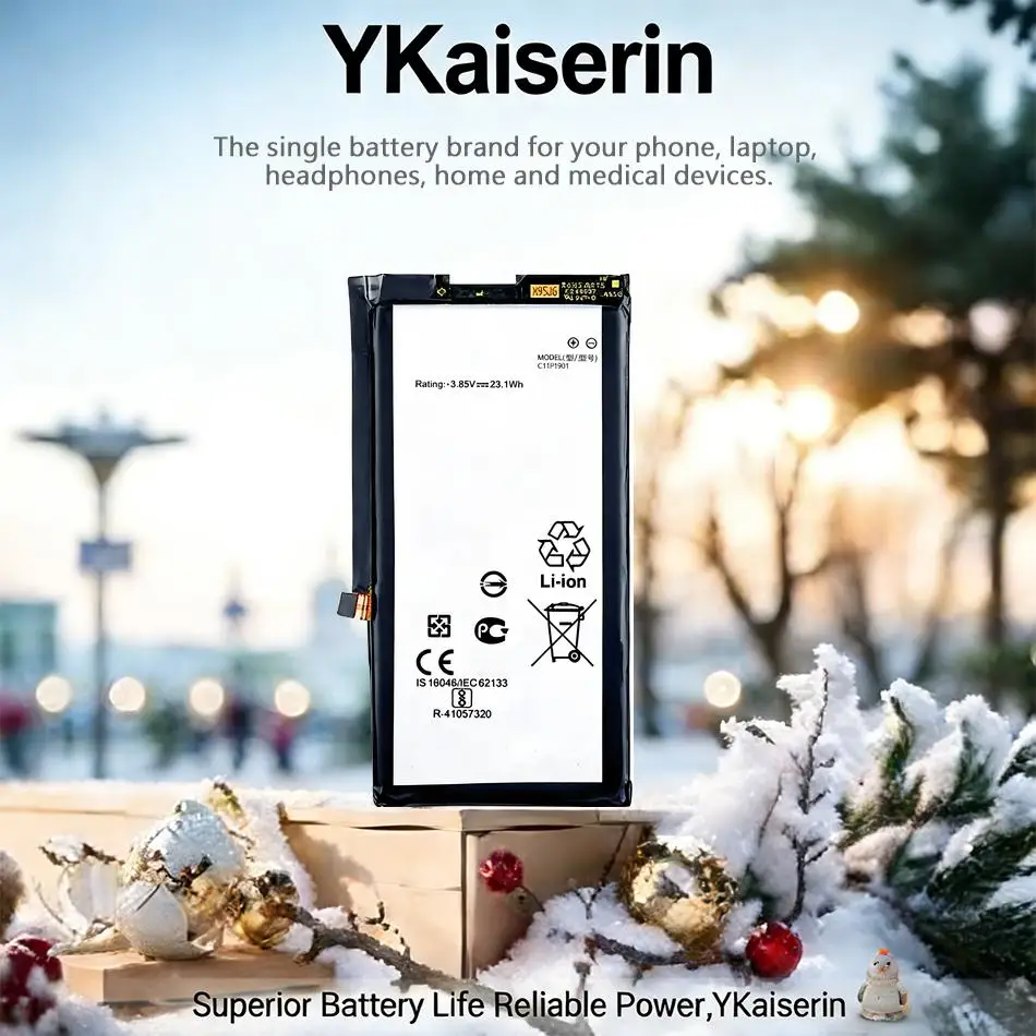 

Безопасная аккумуляторная батарея для мобильного телефона 6000 мАч C11P1901 для Asus Rog 2 ZS660KL I001DB