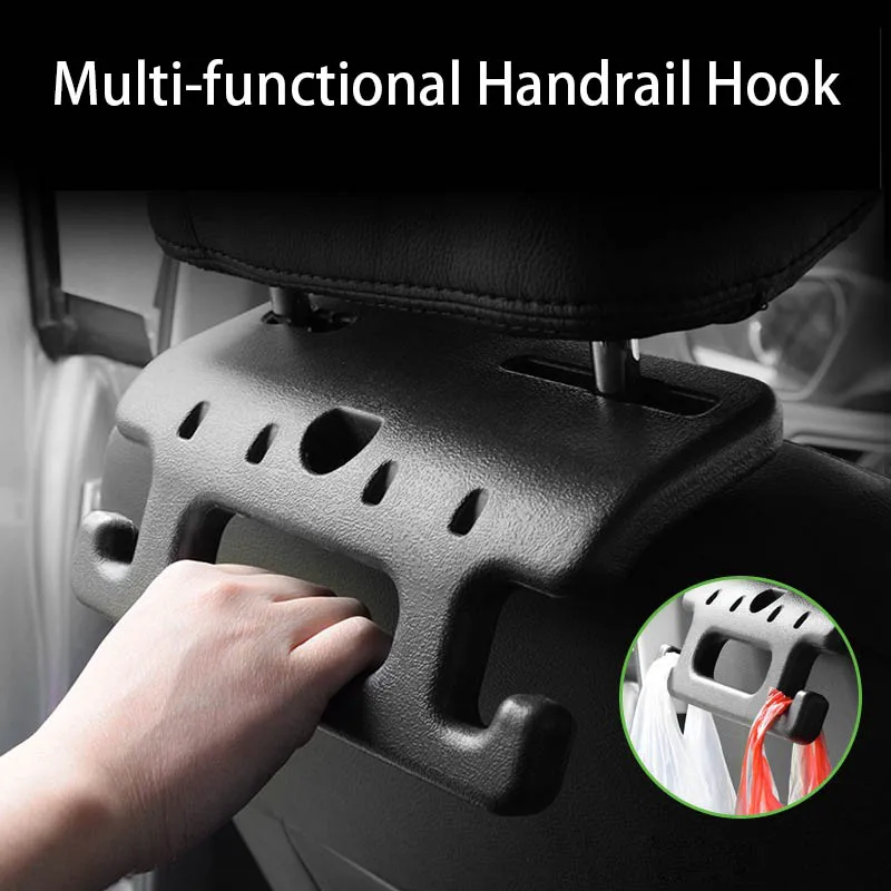 

Car Seatback Hooks For Elderly/Children Safety Armrest Seat Multifunctional Rear Creative Car Hooks Car Universal Accessory