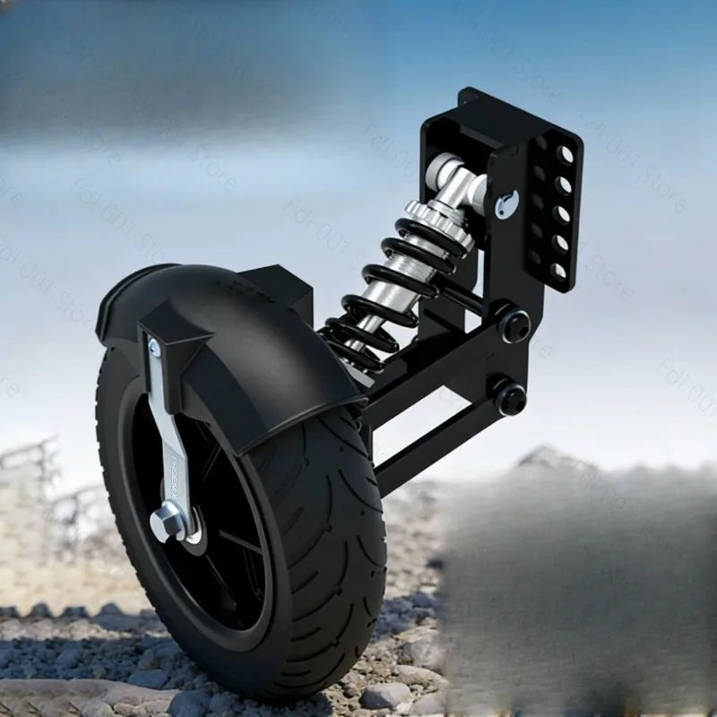 Electric vehicle auxiliary wheel balance wheel foldable auxiliary elderly novice takeaway