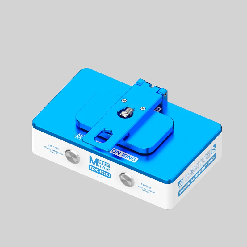 MaAnt SX-100 Vacuum Suction Screen Positioner Dual Independent Pumps 1-Click Operation Aluminum Alloy Build for Phone Repair
