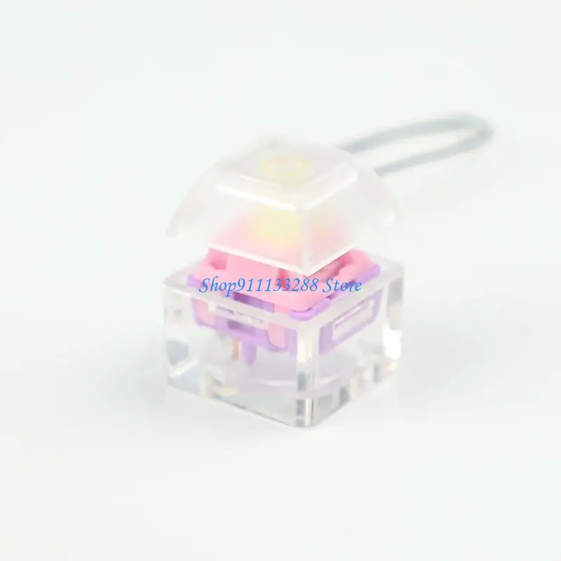 G88D For  Switches Tester Switches Sampler Mechanical Keyboards KeySwitch Testing Tool Translucent Switches Keychain