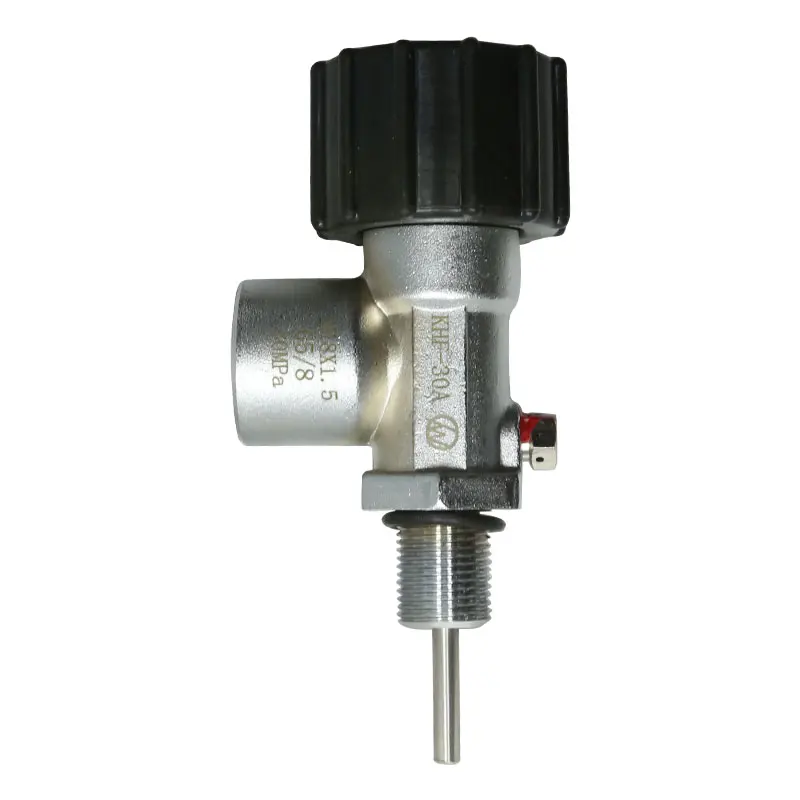 Acecare-Bouteille de plongée à intervalles en fibre de carbone, Jauge de pression HPA, Valve pour la sécurité incendie SCUBA, Précieux 300Bar, 30Mpa, 2L, 4500Psi