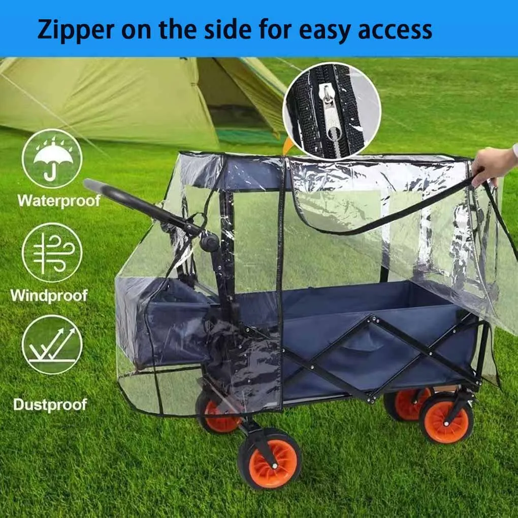 

Дождевик для уличной тележки Универсальный ветрозащитный материал для тележки — универсальный