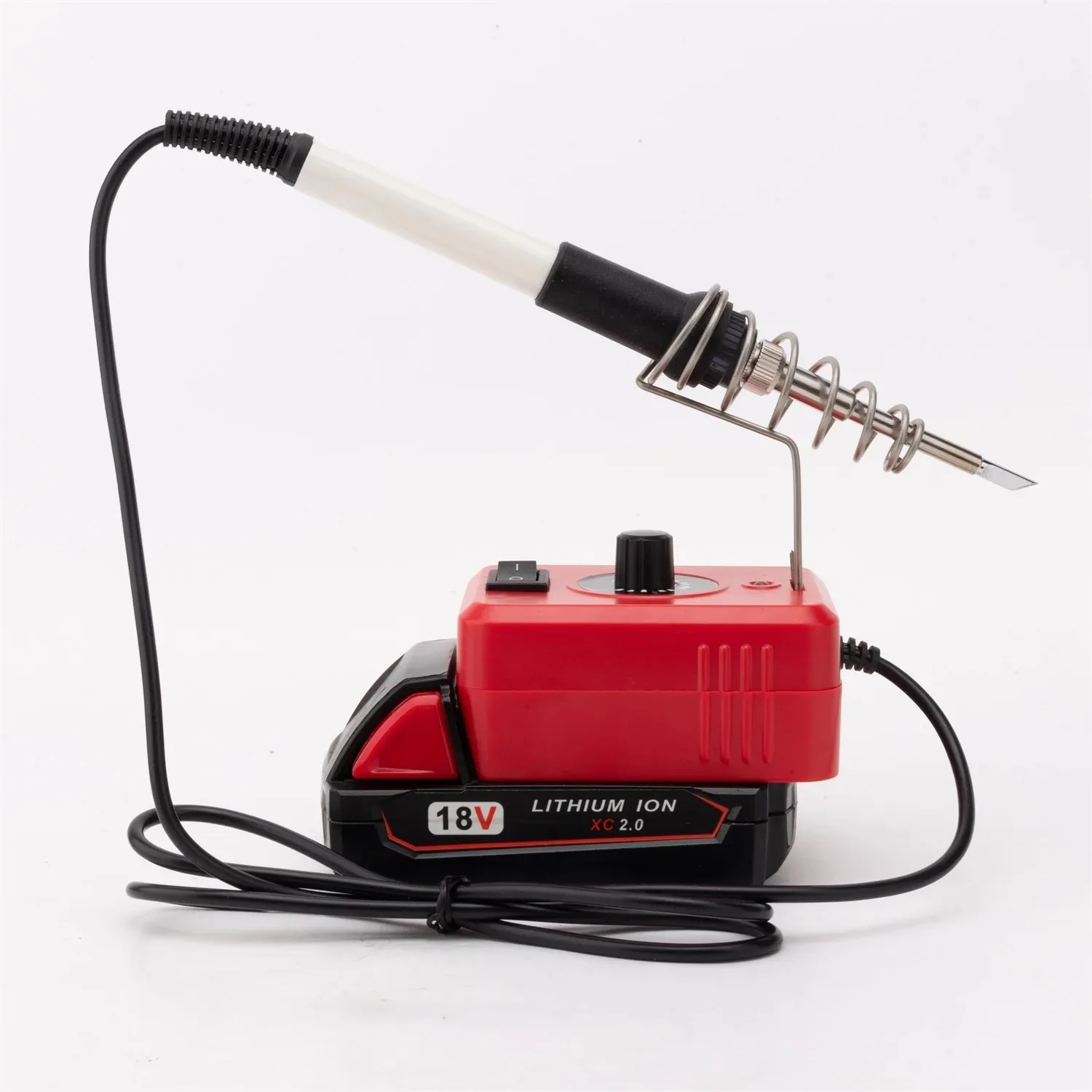 For Milwaukee 18v Lithium-ion Battery °C/°F Free Switching T12 Welding Station T12OLED Soldering Iron Fast Heating Wireless