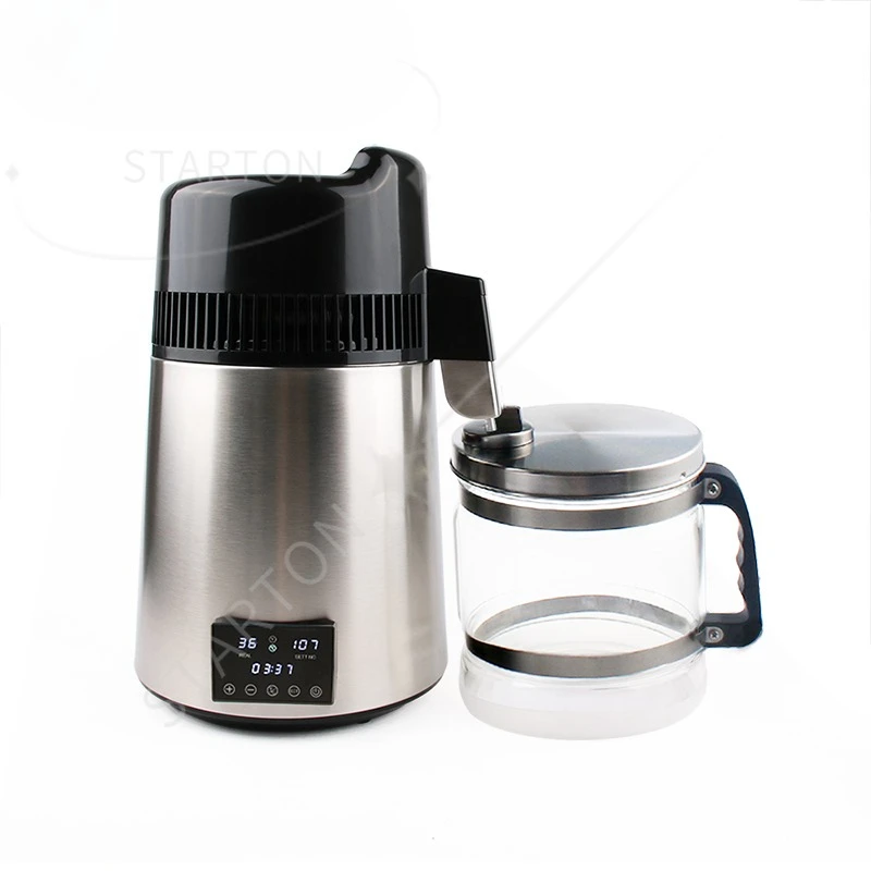 Timing Pure Water Distiller Dental Distilled Medical Filter Stainless Steel Electric Purifier Jug Dew Machine