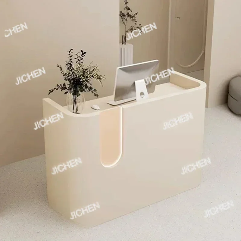 ZJCQ HS Italian Style Originality Reception Desks Simplicity Beauty Salon Reception Desks Clothing Store Office Furniture Recept
