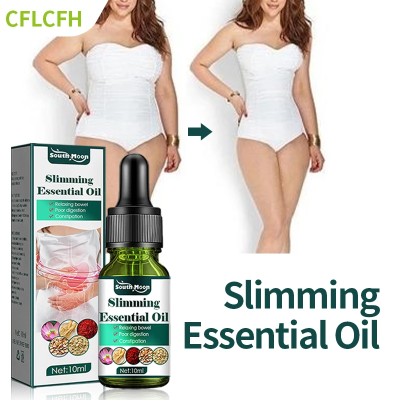 Slimming Fat Burning Essential Oil Fat Burner Slim Down Lose Weight Belly Weight Loss Natural Plant Extract Oils for Men Women