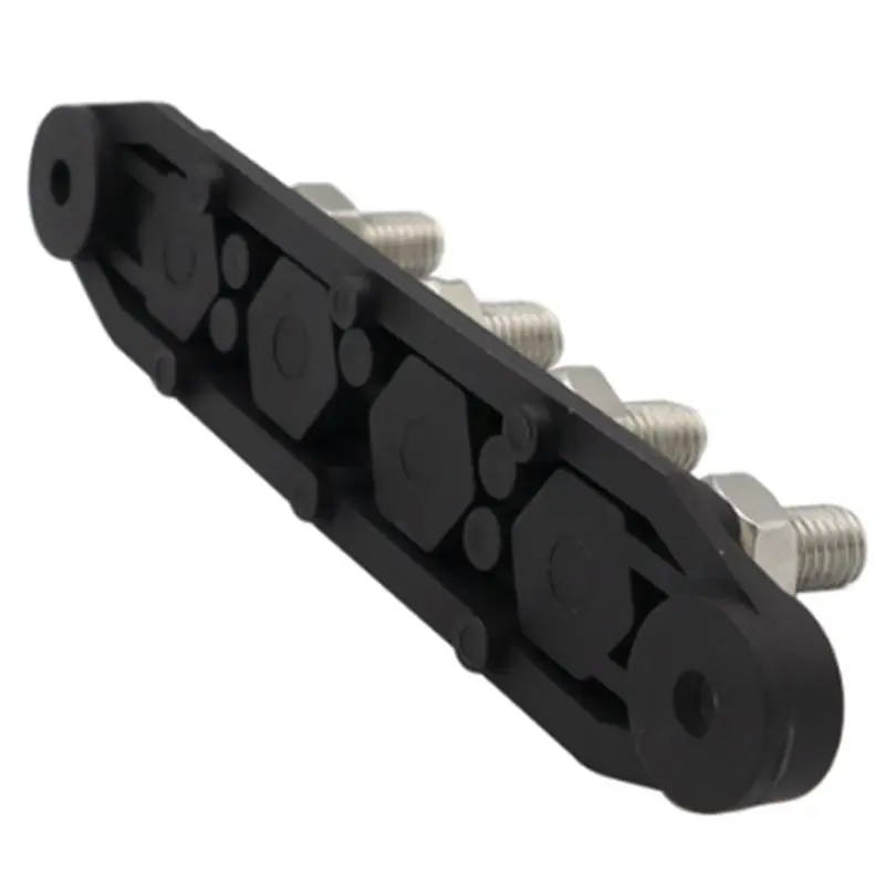 M8 Busbar Box Board 250A 4 Terminals Current Busbar Cable Box Power Box Spare Parts Parts Suitable For RV Yacht Car