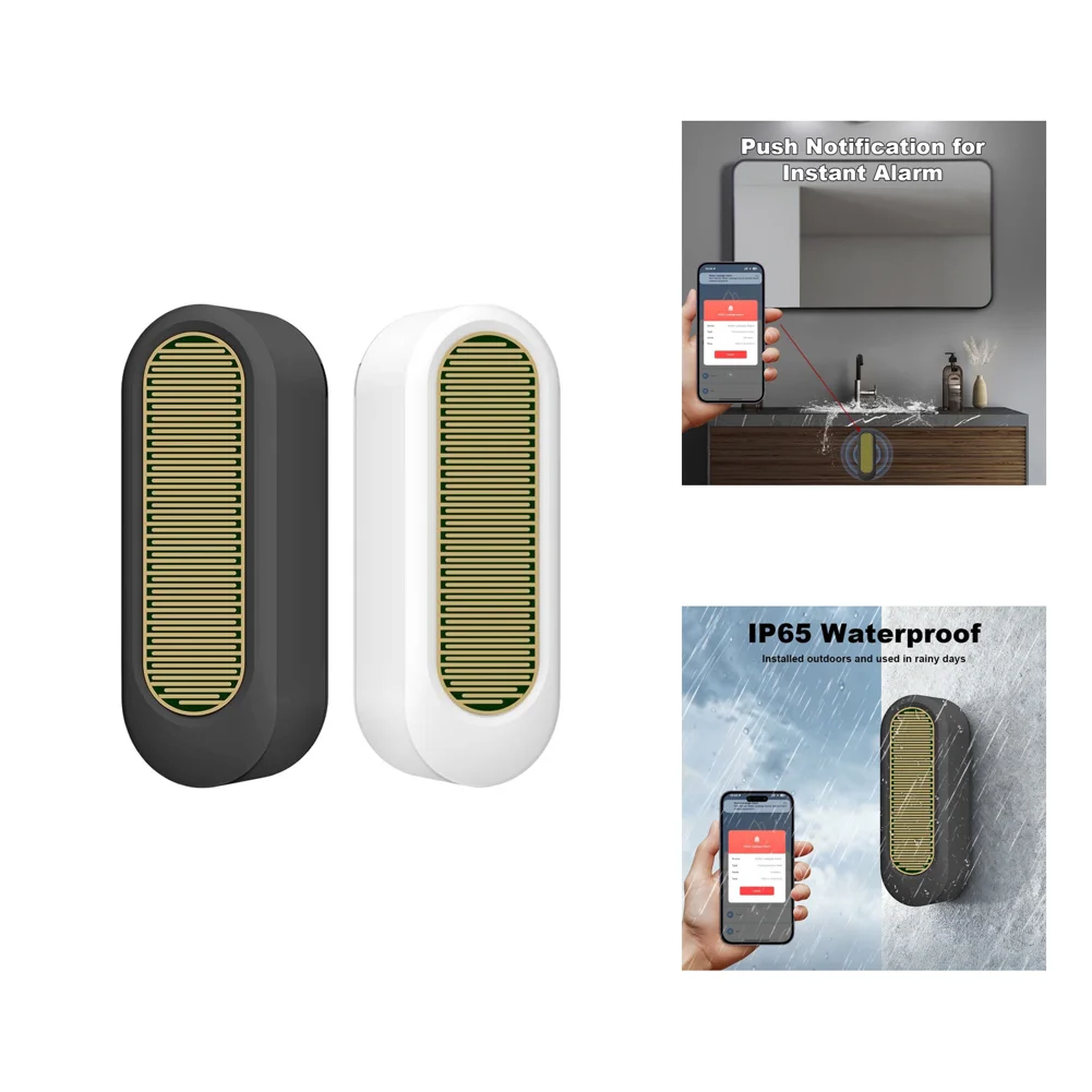 WiFi Smart Rain Detection Sensor IP65 Remote Rain Monitoring For Smart Home For Use On Roofs, Gutters, Or Porches