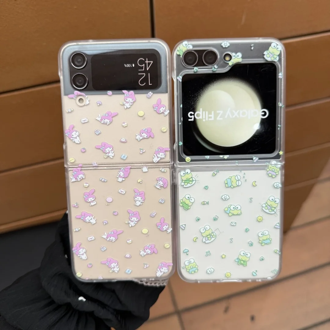 

Transparent Soft PC Protection Phone Cases For Sansung Galaxy Z Fold 7 6 5 Back Cover For Galaxy Z Flip 7 6 5 4 3 Anti fall Case