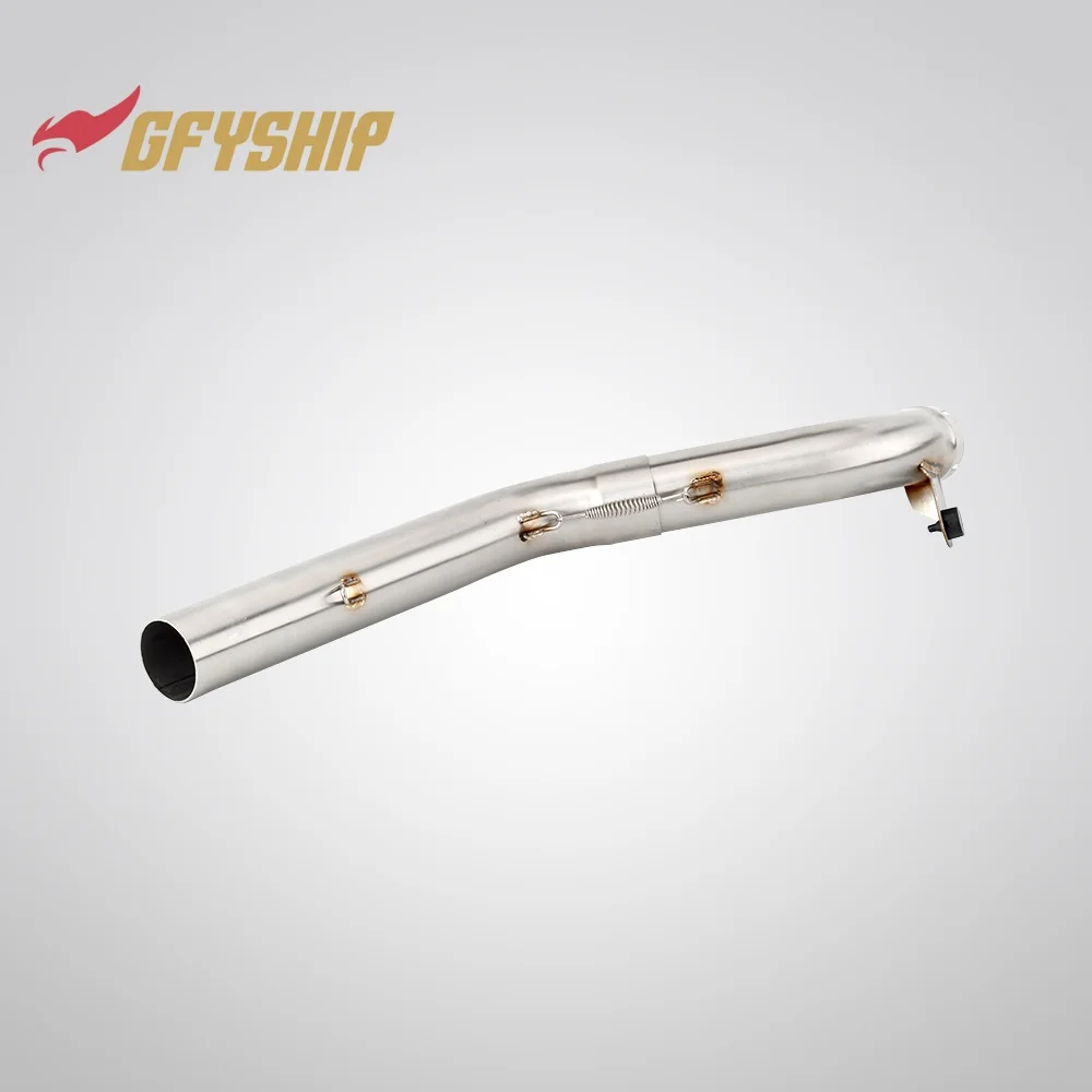 Motorcycle Exhaust Middle Link Pipe Slip-on For TRIUMPH TIGER 1050 SPORT 2013 2014 2015 2016 2017 2018 2019 2020