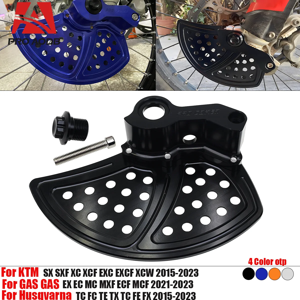 

Professional Motorcycle Front Brake Disc Guard Cover For KTM SX SX-F XC XC-F EXC EXC-F XC-W XCF-W Six Days TPI 125-500 2016-2023