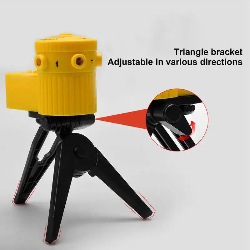 For Engineering Lines Level Rotatable Precision Level Tool With Tripod Multifunctional Flexible Lines Level With LED Backlit
