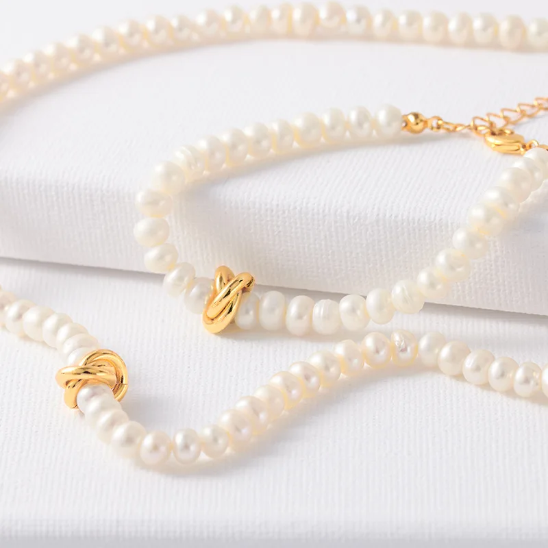 Withered Minimally Designed New Chinese Style Freshwater Pearl Necklace With Niche Design Jewelry Necklace Necklaces For Women
