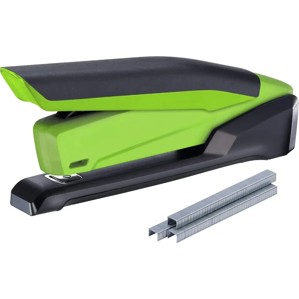 เครื่องเย็บกระดาษตั้งโต๊ะแบบสปริง ความจุ 20 แผ่น เครื่องเย็บแบบหนึ่งนิ้ว รวมลวดเย็บ 210 ชิ้น ไม่มีแยม