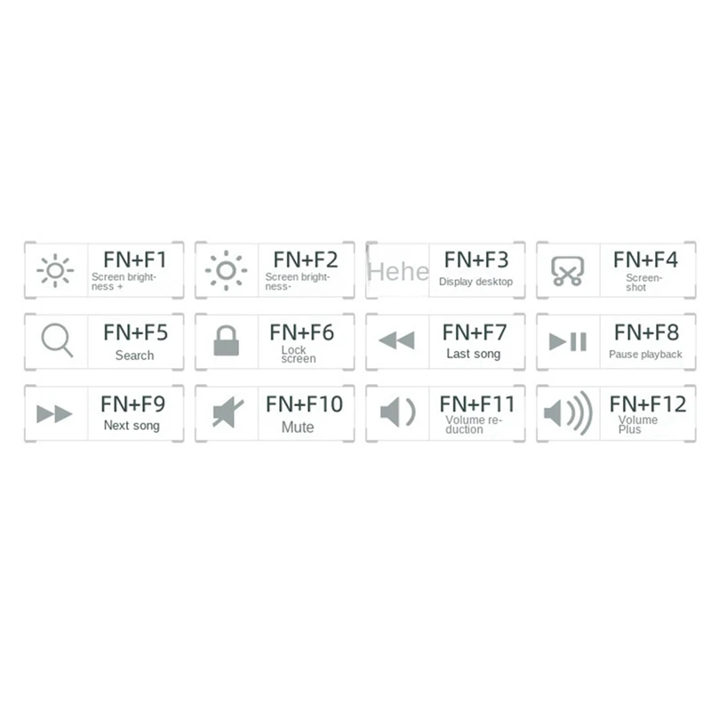 Wireless Keyboard And Mouse Kit Rechargeable 2.4G Bluetooth Combination Keys For IOS/Android/Windows Keyboard