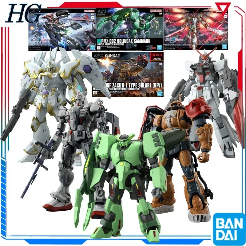 

Bandai Gundam HG 1/144 PMX-002 BOLNOAK-SAMMAHN BLACK KNIGHT SQUAD MS-06F ZAKU2 Assembly Toys BoysGirls Kids GiftCollectible