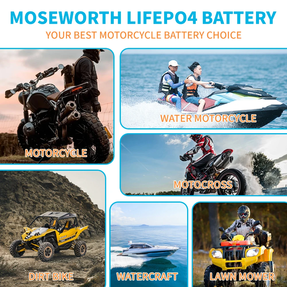 14L-BS 14-BS Motorradbatterie LifePO4 12V 9Ah 520CCA Lithium-Eisenphosphat-Starterbatterie für Moto Scooter ATV Honda Yamaha – Detail 7