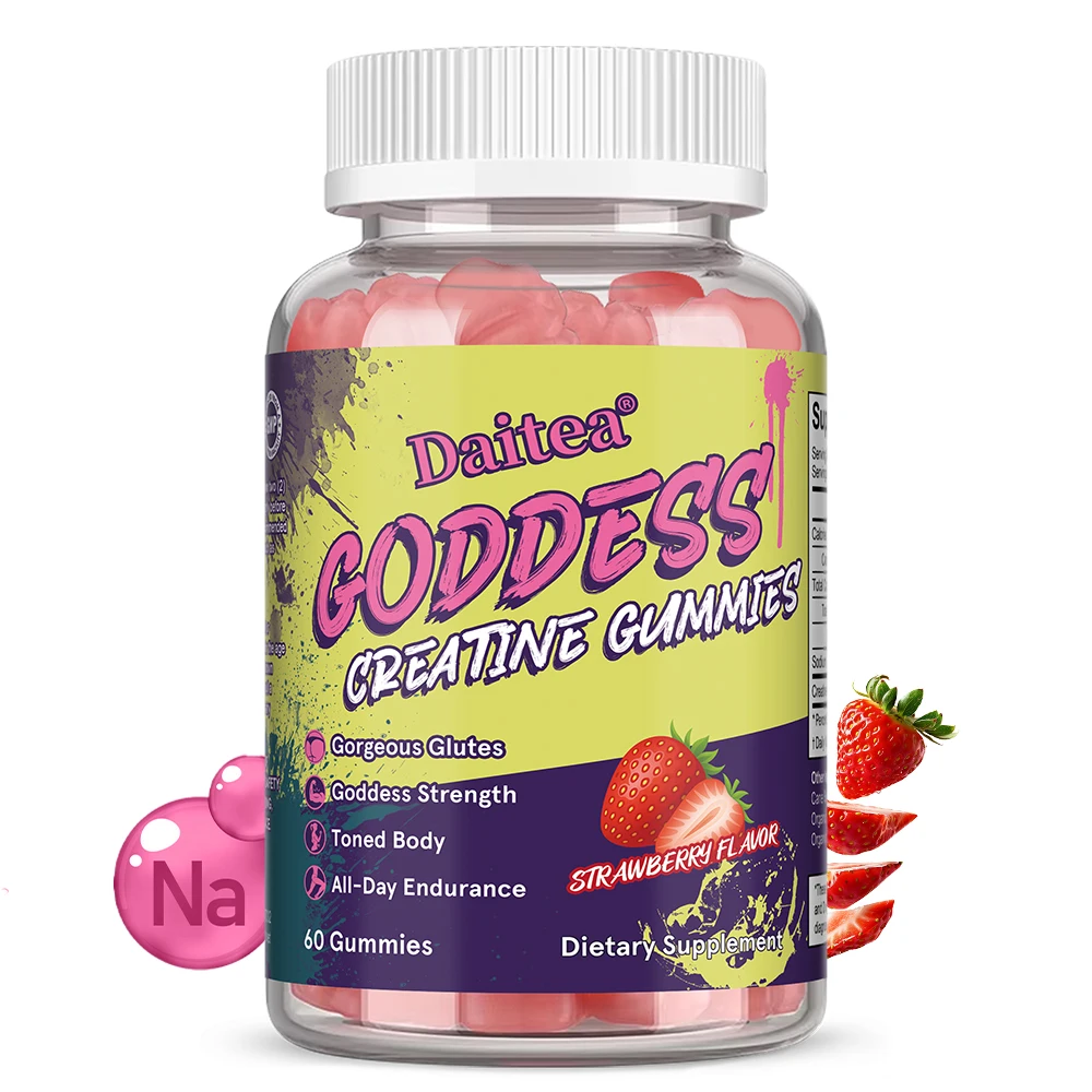 Creatine Monohydrate Gummies - Pre-workout Creatine To Help Build Muscle, Enhance Energy and Performance