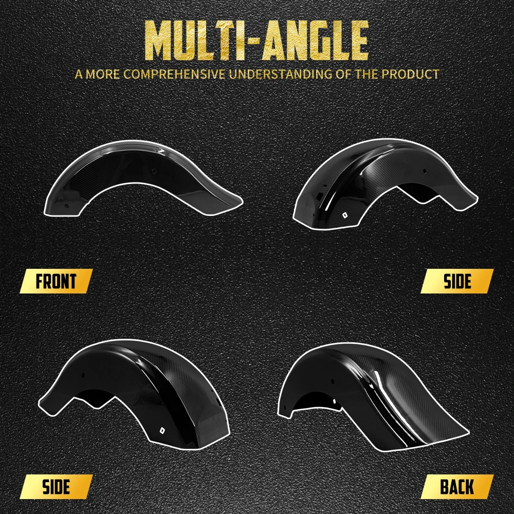 Motorcycle Rear Fender Mudguard Wheel Fairing Guard For Harley Touring Road Electra Street Glide Road King Ultra Limited 09-2023