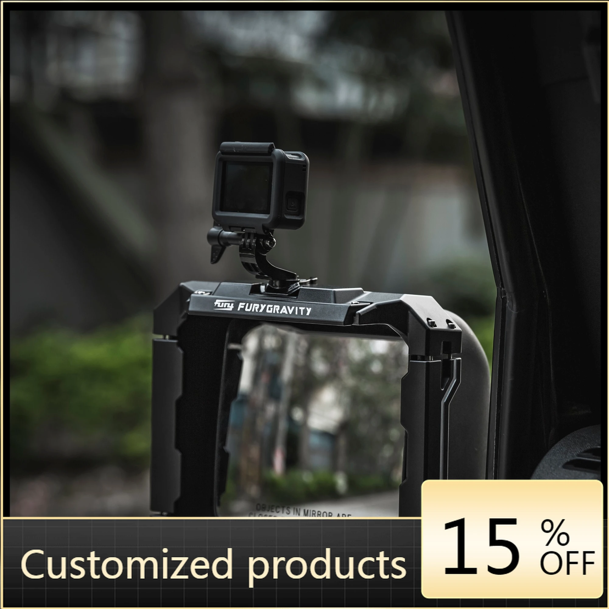 

Professional customizationFury 2018+ Accessories Rear View Mirror Bracket for Wrangler JL