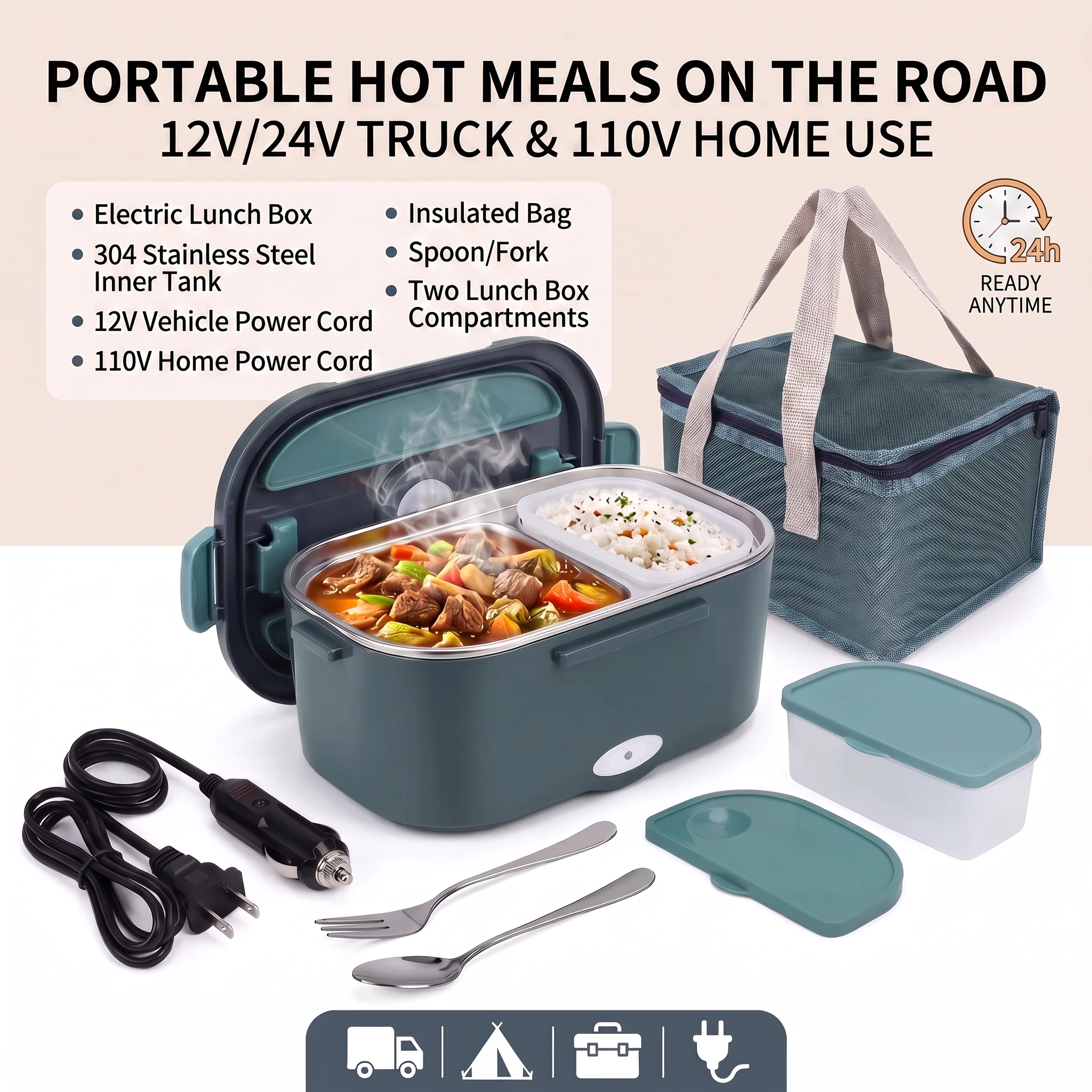Kit Portatile per Pasti Caldi - Travel Luggage Set recensione e prezzo