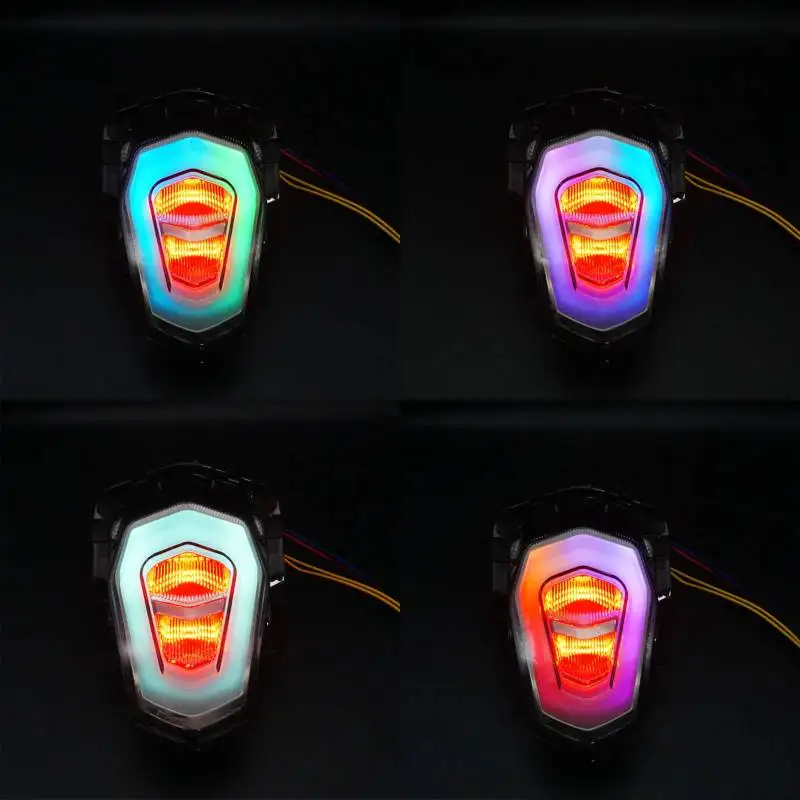 Luz Trasera LED para Motocicleta Yamaha Y16ZR LC135 FI V8 R15 V3 R15 V4 R15M V4, Luz de Freno, Intermitente Trasero, Lámpara Indicadora