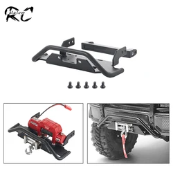 Hard Metal Front Bumper Winch Base for 1:10 RC Crawler - TRX-4 G500 4x4 TRX-6 G63 6x6 Upgrade Parts with Screws