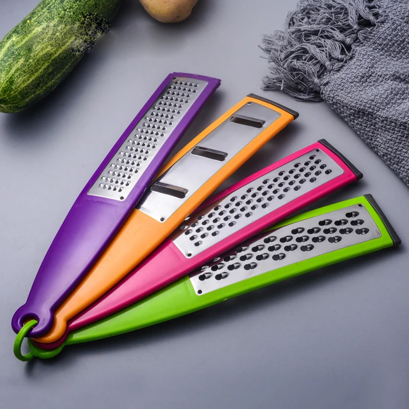 Kitchen Gadgets Pp Handle Creative Four-in-one Stainless Steel Blade Combination Fruit Vegetable Grater 4 Pcs/set