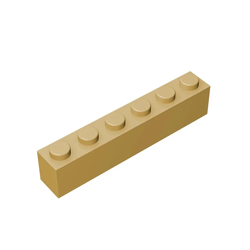 Gobricks GDS-535 Ziegel 1 x 6, kompatibel mit Lego 3009 Teilen, technischen DIY-Bausteinen für Kinder