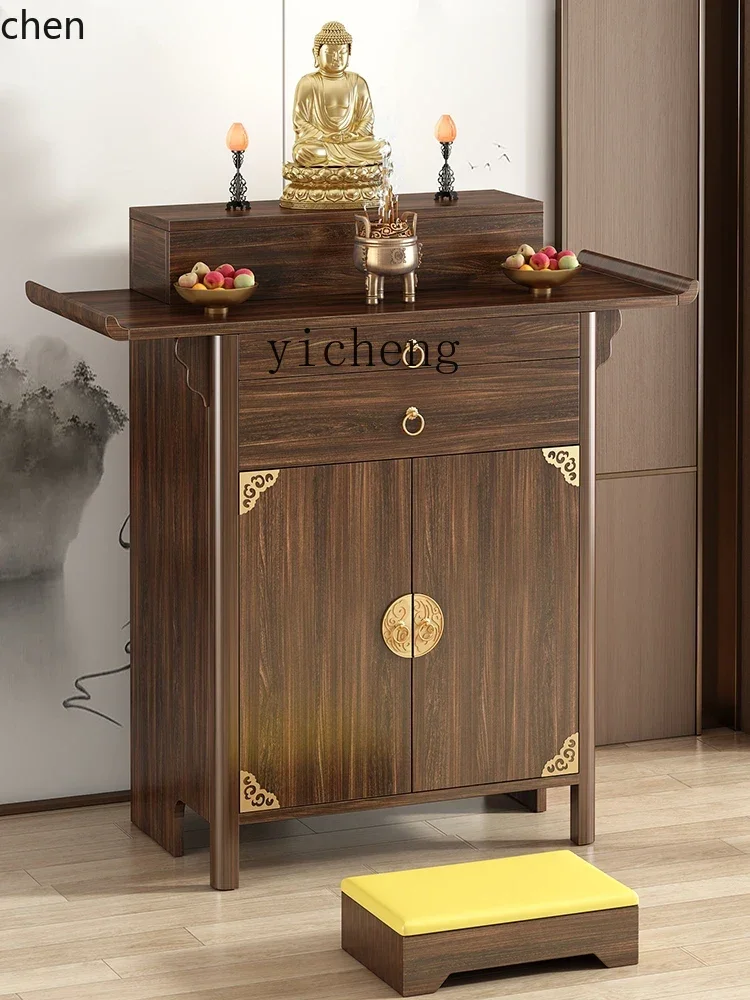 ZMLincense table household solid wood Buddhist table new Chinese incense table
