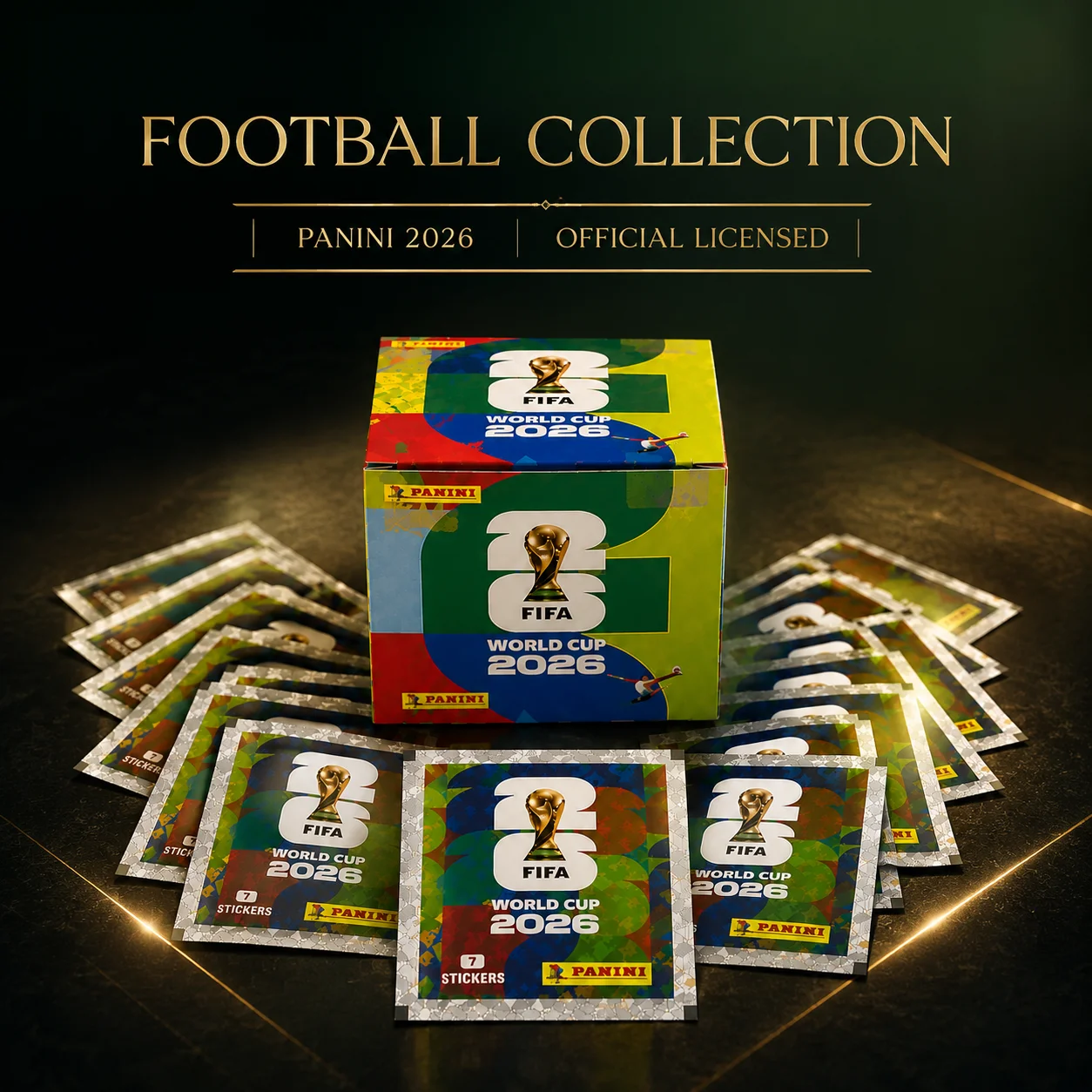 Genuine Brand New 2026 FIFA World Cup Panini  Stickers International Version Rare Collection Football Fan Souvenir Present view 2
