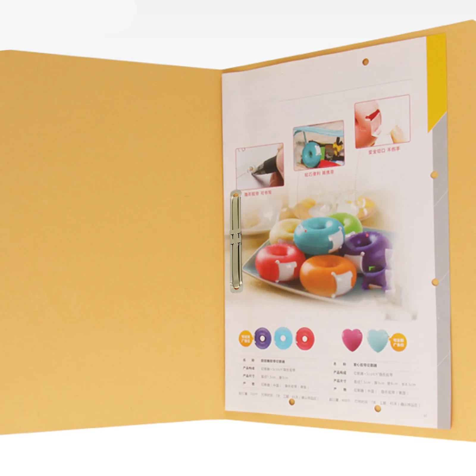 

100 шт. металлических зажимов для переплета книг, прочные, экологически чистые, для организации канцелярских принадлежностей, идеально подходят для проектов по переплету книг, пластиковые