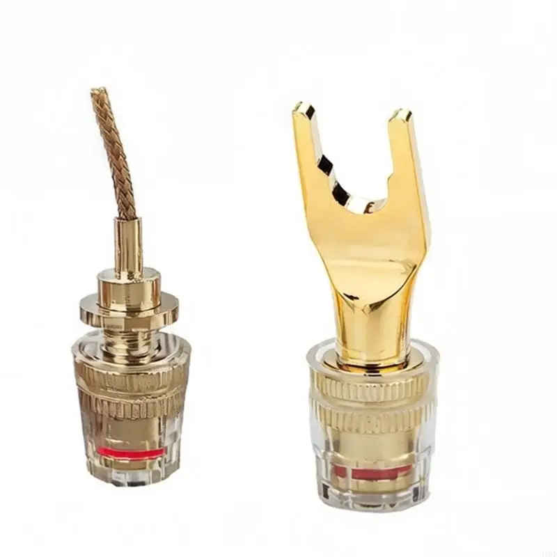 J1HD Oxygen Easy Metal Speaker Terminals Connector with Not Interferences Design 46Mm
