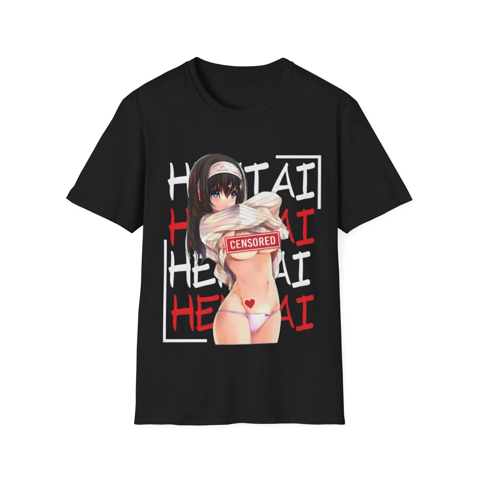 Waifu T Shirt Anime Lovers Hentai Ecchi Manga Japanese Shirt Cosplay Tee Geek