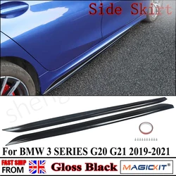 MagicKit M Performance Black Painted bmw g20 side skirts For 2019-2021 BMW 3-Series G20 G28 M340i CAR Accessories TOOLS