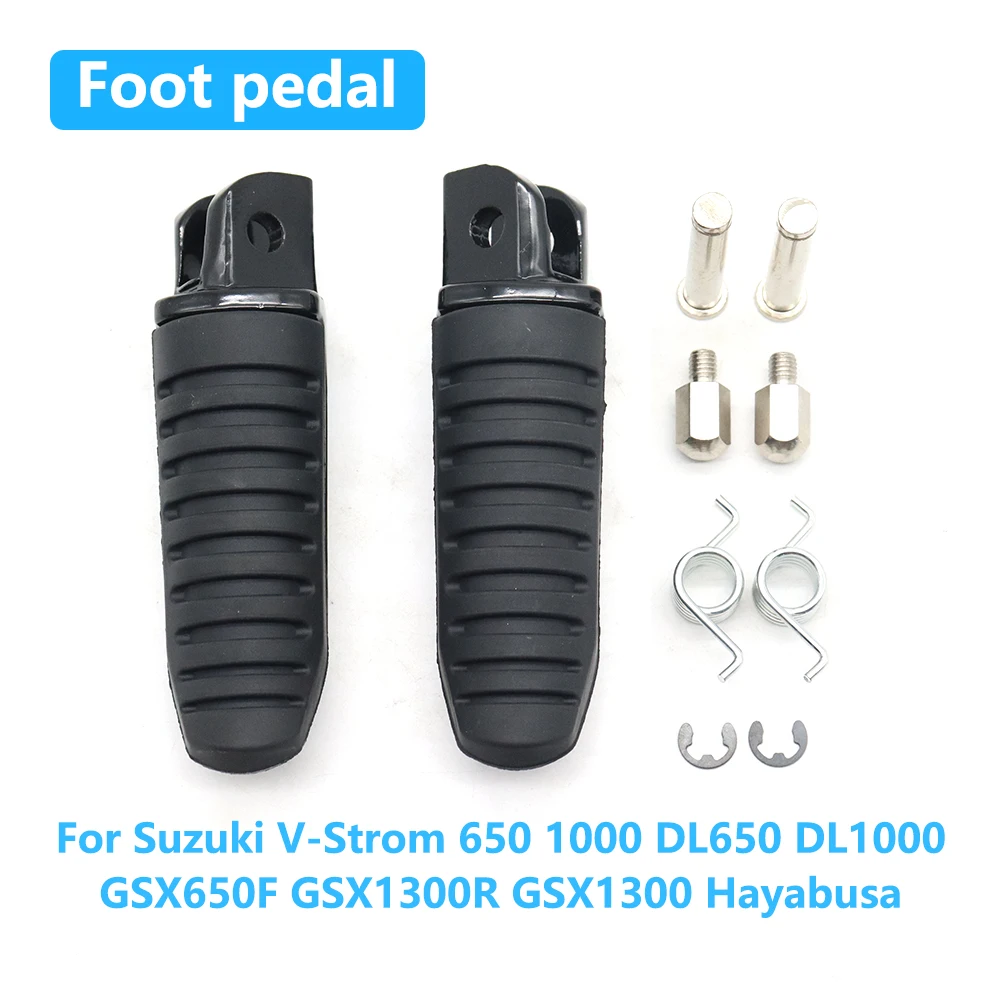 

For Suzuki V-Strom 650 1000 DL650 DL1000 GSX650F GSX1300R GSX1300 Hayabusa Motorcycle Accessories Front Footrests Foot Pedals