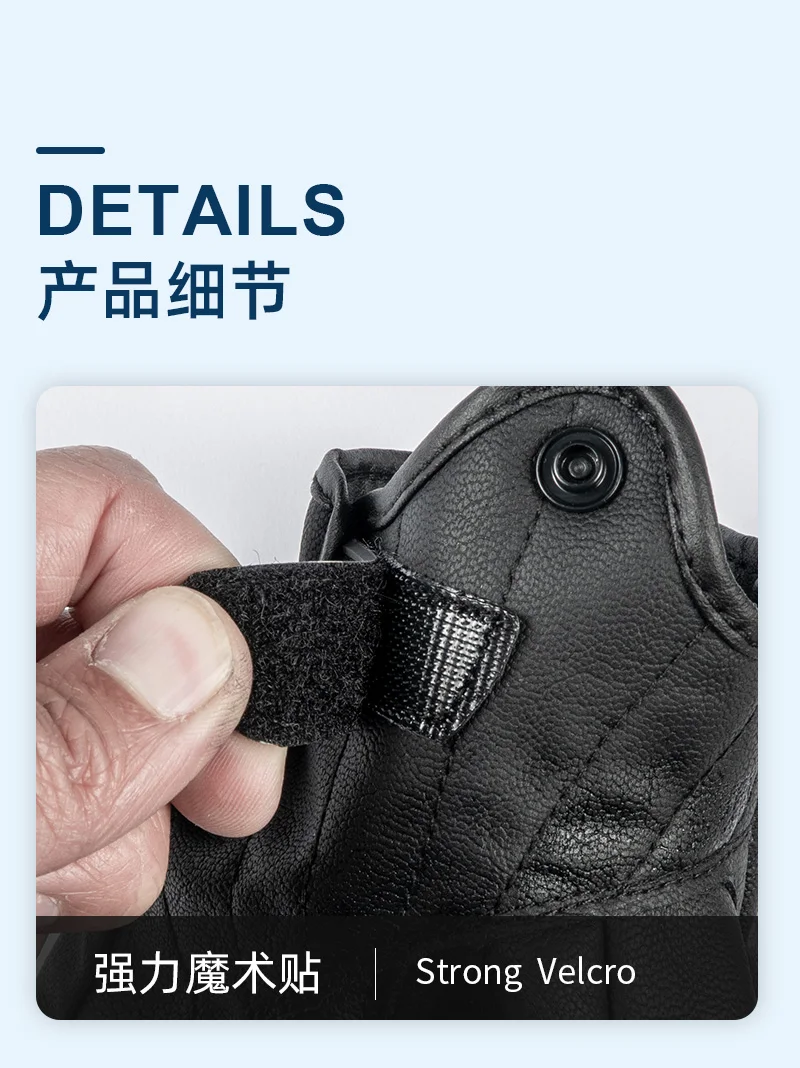 ORZ Motorrad-Reithandschuhe, Ziegenleder, Vollfinger-Handschuhe, Handschuhe für Motorräder, Handschuhe – Detail 12