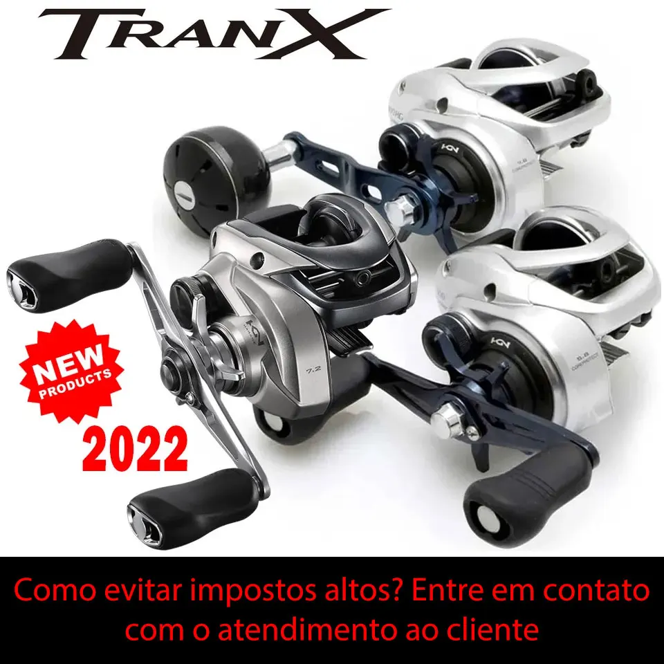 SHIMANO Tranx Baitcasting fishing reel 5+1BB 5.8:1/7.6:1Ratio CROSS CARBON DRAG Centrifugal brake system Made in Malaysia