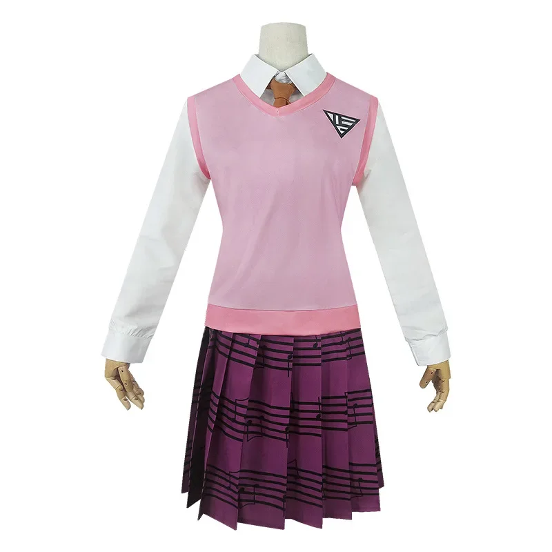 

New V3 Akamatsu kaede pianist cosplay anime game school uniform