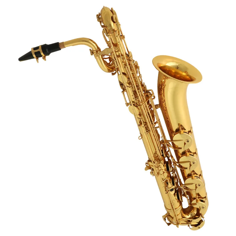 Bass Saxophone Balliton in E key electrophoresis gold treatment
