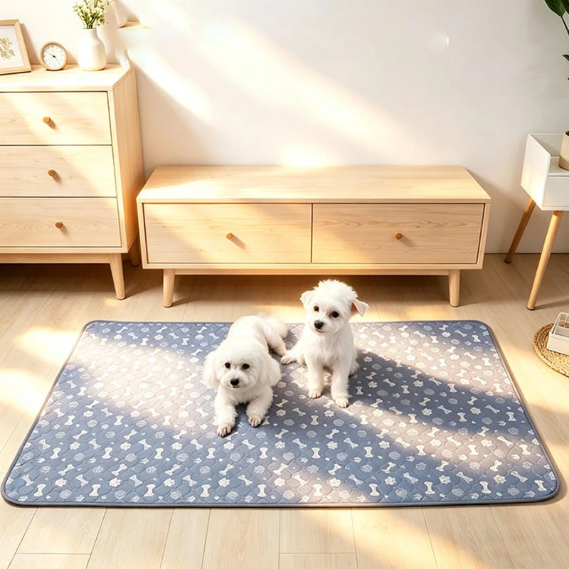 Dog Pee Pad Reusable Washable Dog Urine Mat Car Seat Floor Sofa Waterproof Absorbent Puppy Cat Training Diaper Mat Pet Supplies