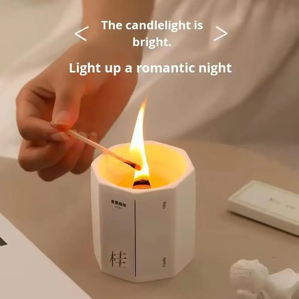 

Ароматическая свеча с османтусом, домашний аромат, соевый воск без петалата, 36 часов, кустарный семейный подарок для продвижения помещений R5V0