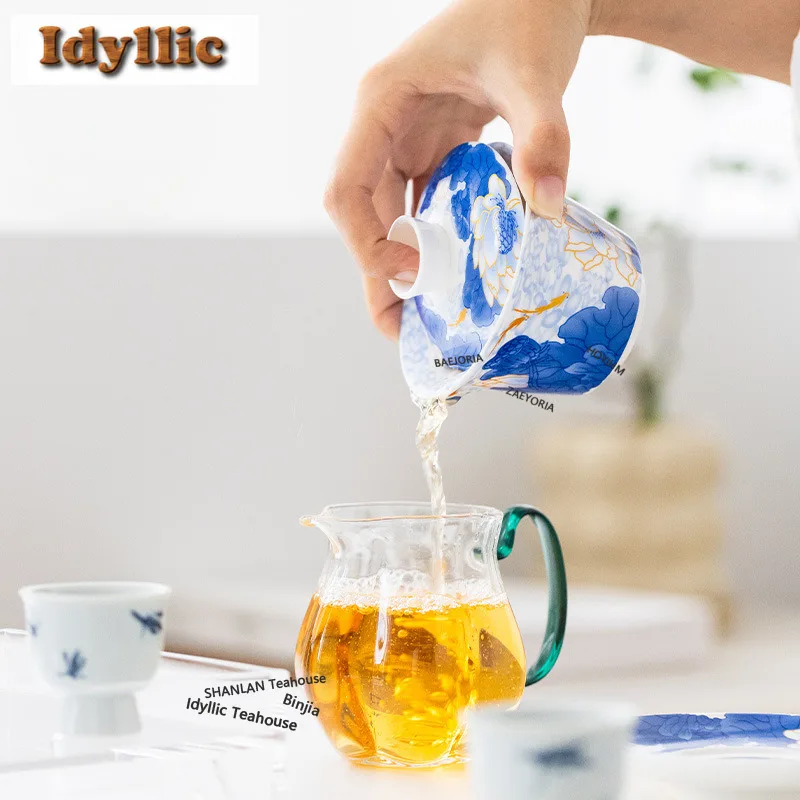 150ml Sprinkle Gold Lotus Gaiwan Traditional Tea Tureen Tea Bowl With Lid Kit Tea Maker Cover Bowl Drinkware Accessories Craft