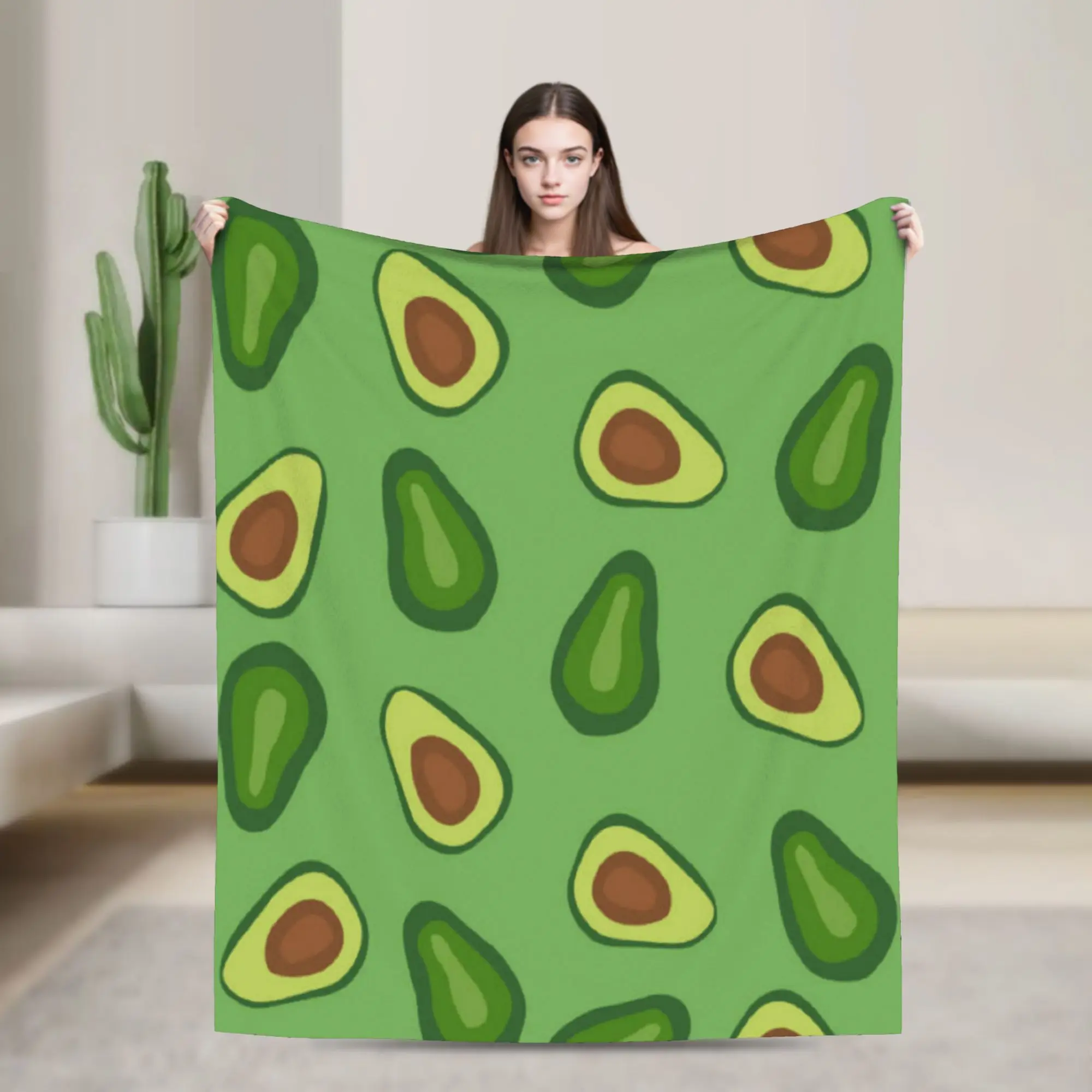 Cute Fruit Vegetable Plush Blankets Girls Boys  Flannel Throw Blanket For Bedroom Super Warm Custom Quality Bedspread Gift Idea