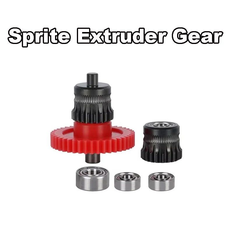 

All Metal Hardened Steel DLC Coated Sprite Extruder Gear For Ender3 S1 Ender-5 CR-10 Smart Pro 3D Printer Parts