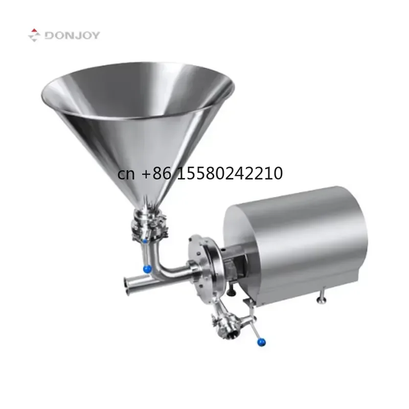 DONJOY Factory Food Grade High Shear Inline Mixer Pump for Liquid Transfer Single Stage Emulsifier Homogenizing Pump with