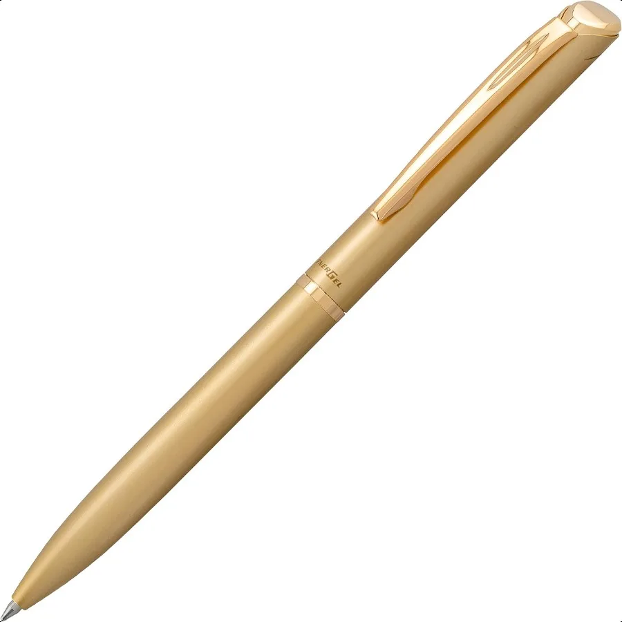 

EnerGel Style Premium Liquid Gel Pen 0.7mm Medium line Gold Barrel Black Ink w Gift Box (BL2007XABX)