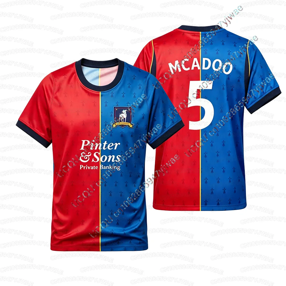 2026 Herren Damen Sommer Sport Kinder T-Shirt Atmungsaktiv Schnelltrocknend Ted Lasso Staffel 4 Richmond Fußballtrikot T-Shirt Tops – Detail 5