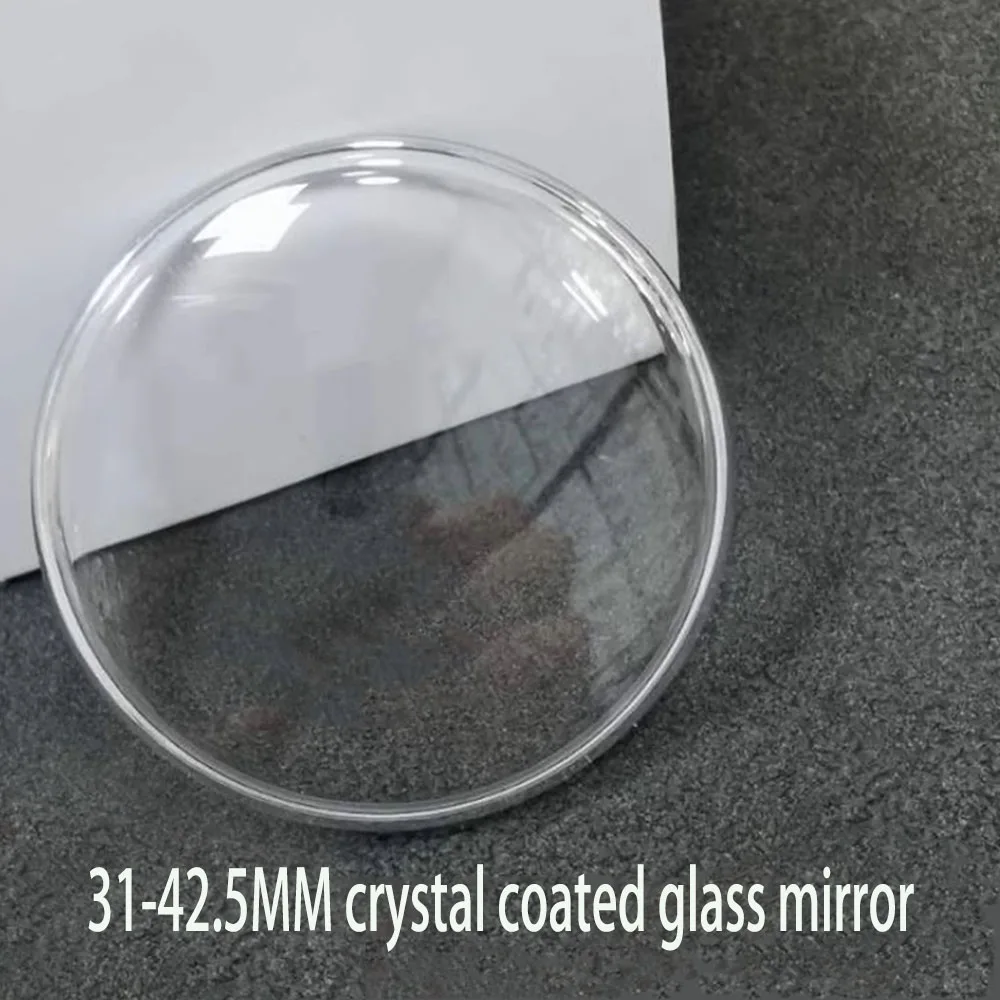 

Watch accessories pot lid type watch mirror 31-42.5MM suitable for multiple watches, high brightness crystal coated glass mirror